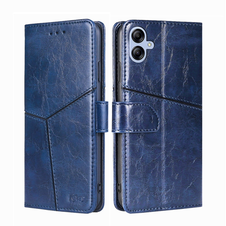 For Samsung Galaxy A04E Geometric Stitching Horizontal Flip Leather Phone Case