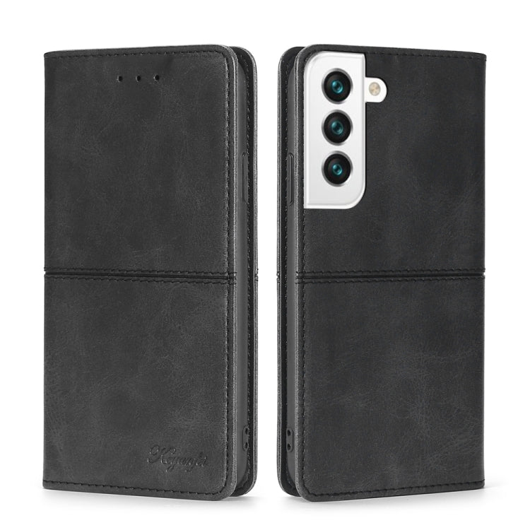 For Samsung Galaxy S23+ 5G Cow Texture Magnetic Horizontal Flip Leather Phone Case