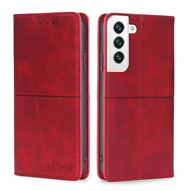 For Samsung Galaxy S23+ 5G Cow Texture Magnetic Horizontal Flip Leather Phone Case