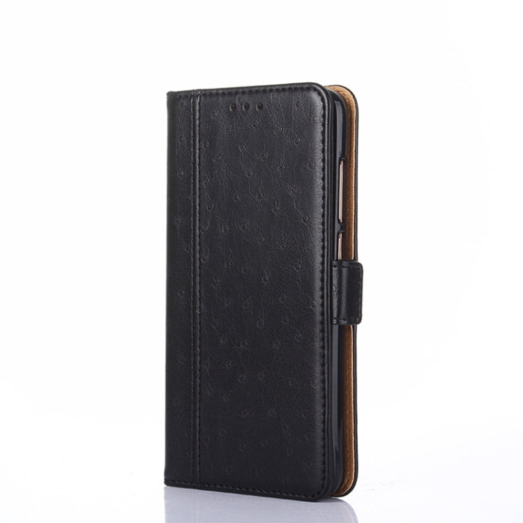 For Samsung Galaxy S23+ 5G Ostrich Texture Flip Leather Phone Case