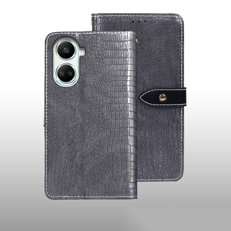 For Huawei nova 10 SE idewei Crocodile Texture Leather Phone Case