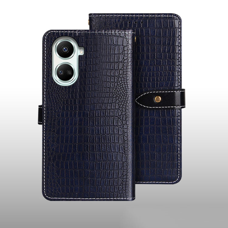 For Huawei nova 10 SE idewei Crocodile Texture Leather Phone Case
