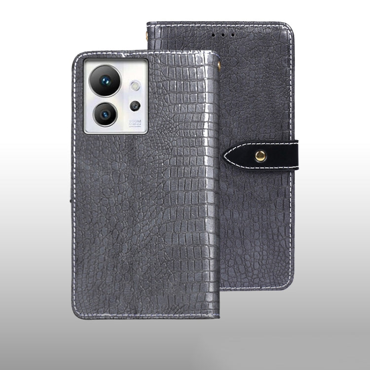 For Infinix Zero Ultra 5G idewei Crocodile Texture Leather Phone Case