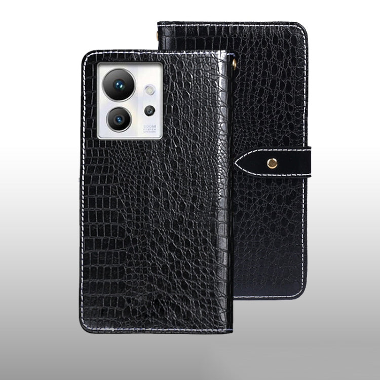 For Infinix Zero Ultra 5G idewei Crocodile Texture Leather Phone Case
