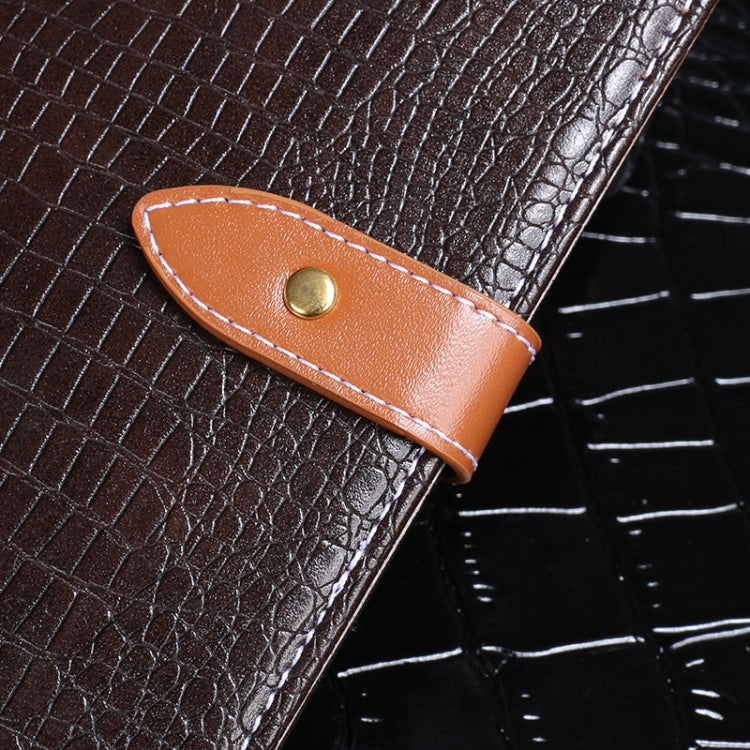 For ZTE Blade A72 4G idewei Crocodile Texture Leather Phone Case