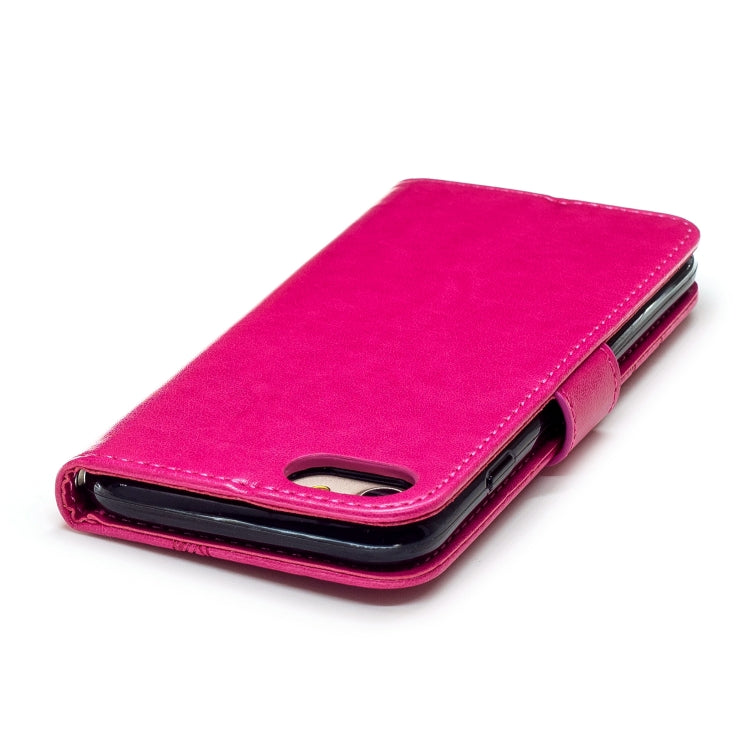 For iPhone SE 2022 / SE 2020 Butterflies Embossing Pattern Horizontal Flip Leather Case with Holder & Card Slots & Wallet & Lanyard