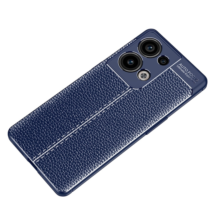 For OPPO Reno9 Pro+ Litchi Texture Shockproof TPU Phone Case