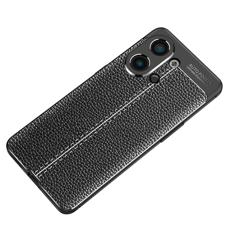 For OPPO Reno9 / Reno9 Pro 5G Litchi Texture Shockproof TPU Phone Case