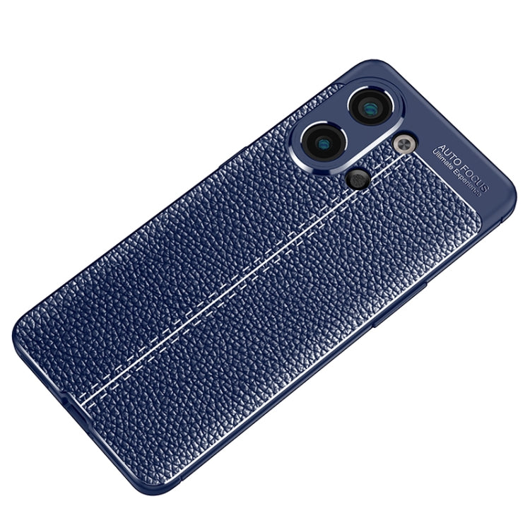 For OPPO Reno9 / Reno9 Pro 5G Litchi Texture Shockproof TPU Phone Case