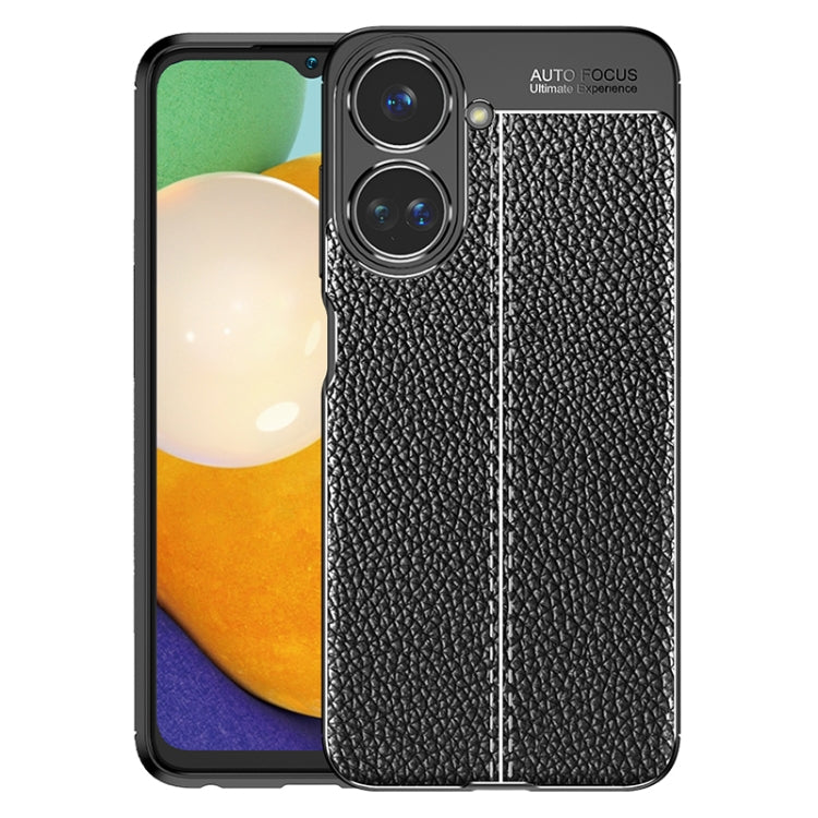 For Realme 10 4G Litchi Texture Shockproof TPU Phone Case
