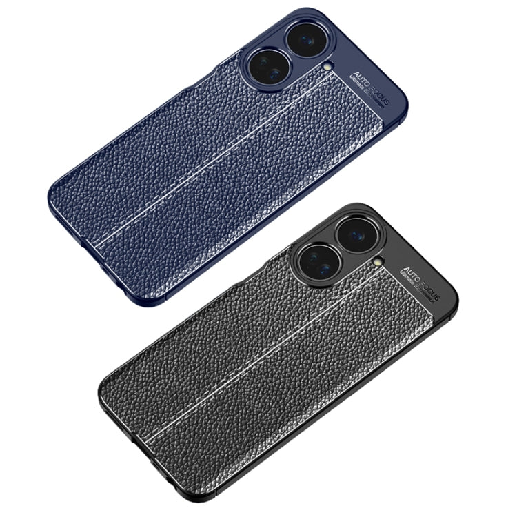 For Realme 10 4G Litchi Texture Shockproof TPU Phone Case