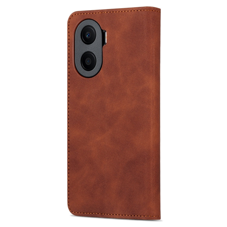 For Honor Play 40 Plus AZNS Skin Feel Calf Texture Flip Leather Phone Case
