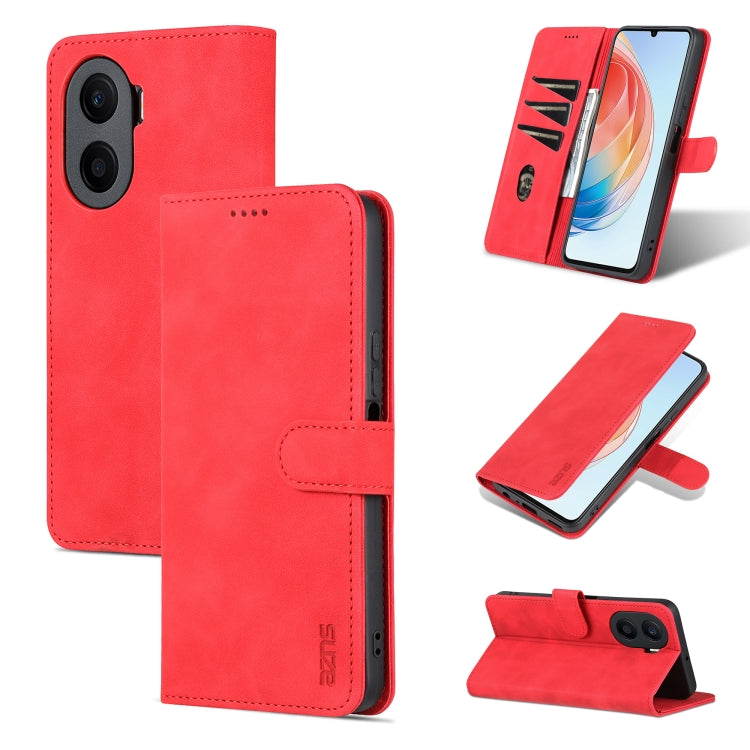 For Honor Play 40 Plus AZNS Skin Feel Calf Texture Flip Leather Phone Case