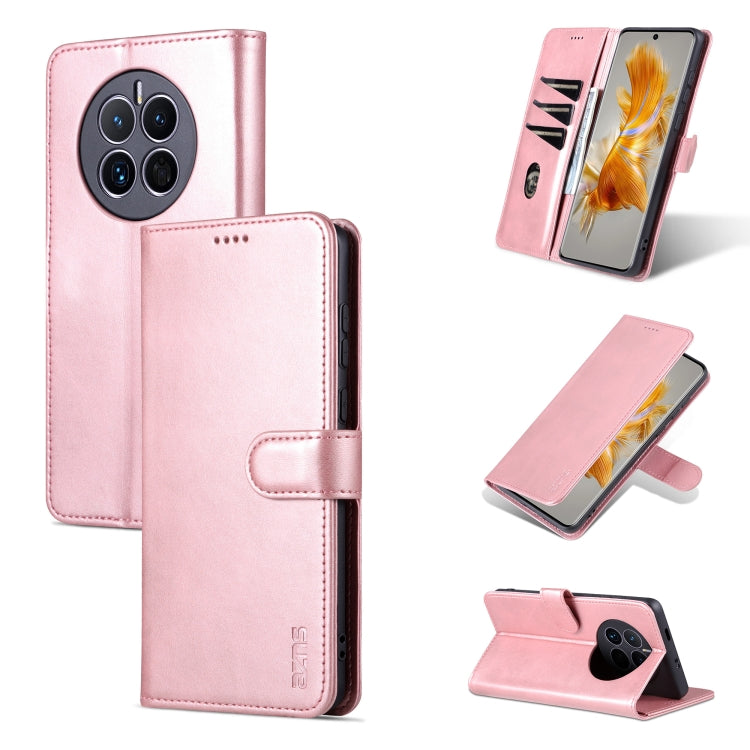 For Huawei Mate 50 / Mate 50E AZNS Skin Feel Calf Texture Flip Leather Phone Case