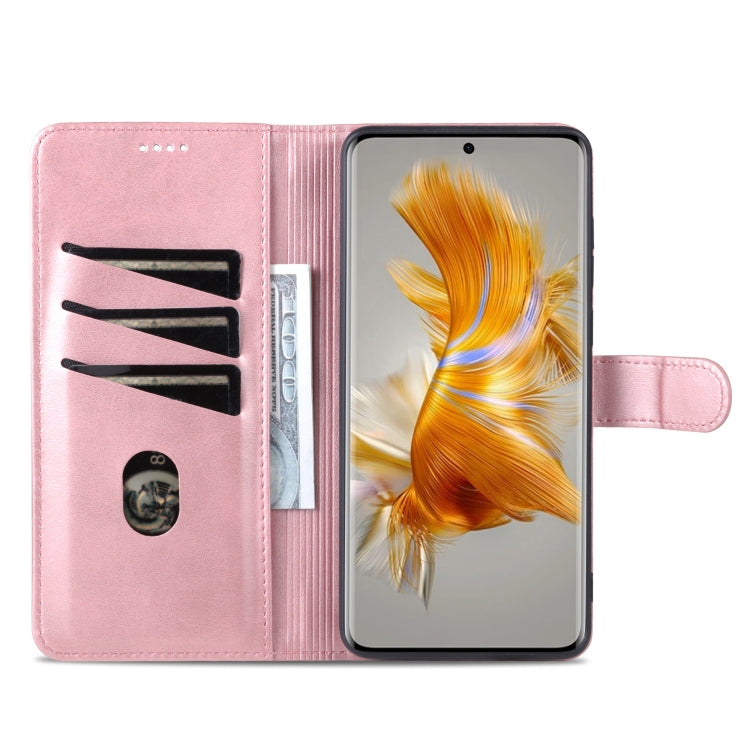 For Huawei Mate 50 / Mate 50E AZNS Skin Feel Calf Texture Flip Leather Phone Case