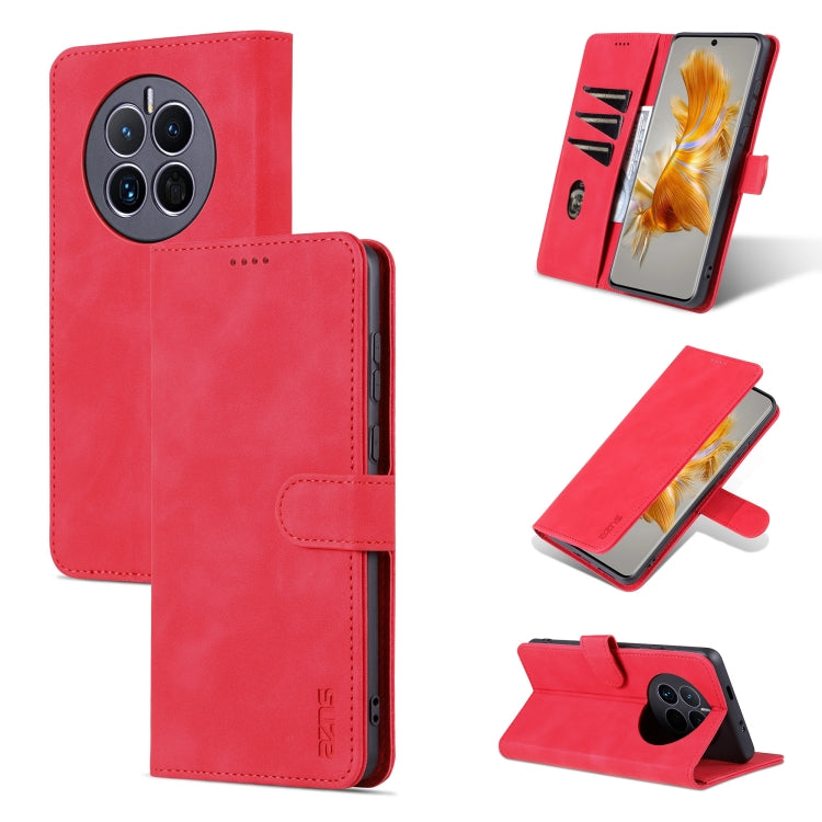 For Huawei Mate 50 / Mate 50E AZNS Skin Feel Calf Texture Flip Leather Phone Case