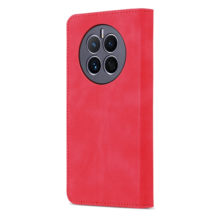 For Huawei Mate 50 / Mate 50E AZNS Skin Feel Calf Texture Flip Leather Phone Case