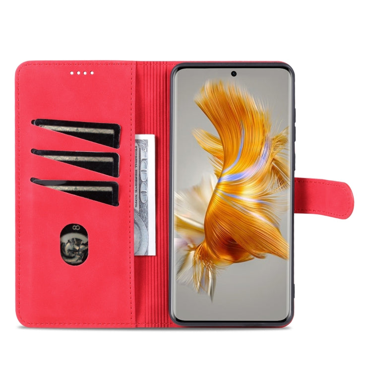 For Huawei Mate 50 / Mate 50E AZNS Skin Feel Calf Texture Flip Leather Phone Case