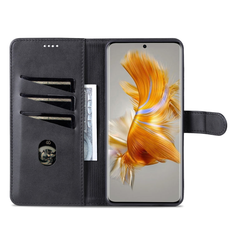 For Huawei Mate 50 / Mate 50E AZNS Skin Feel Calf Texture Flip Leather Phone Case