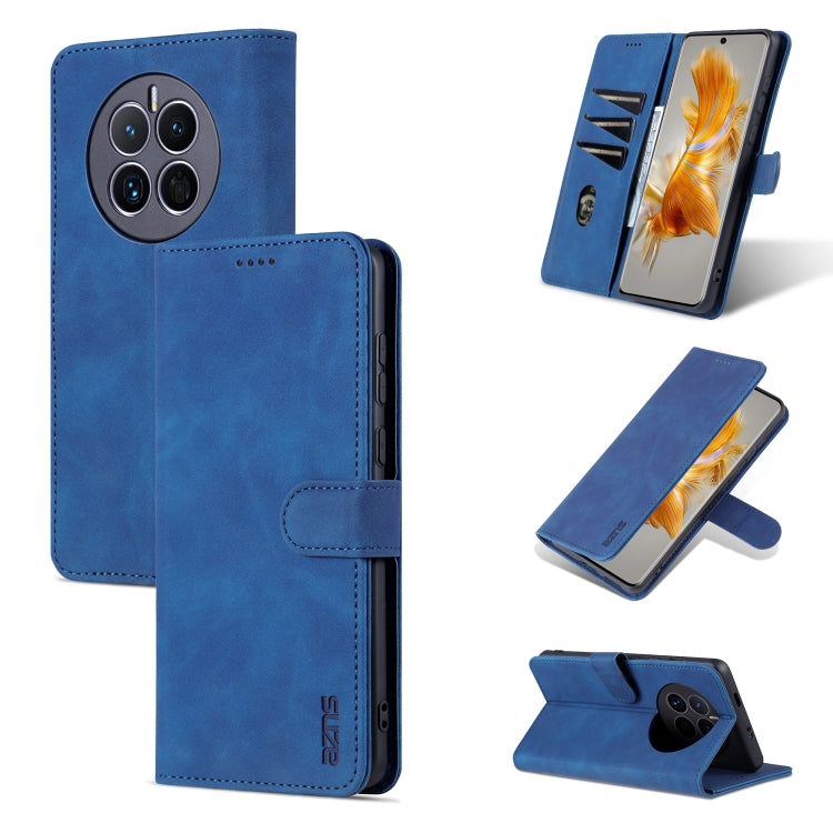 For Huawei Mate 50 / Mate 50E AZNS Skin Feel Calf Texture Flip Leather Phone Case