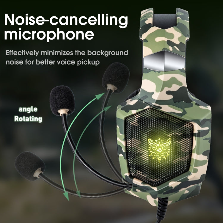 ONIKUMA K8 RGB Light Wired Gaming Headphones Keyboard Mouse Set