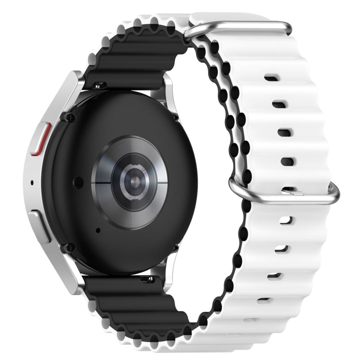 20mm Universal Ocean Style Silicone Two Color Watch Band