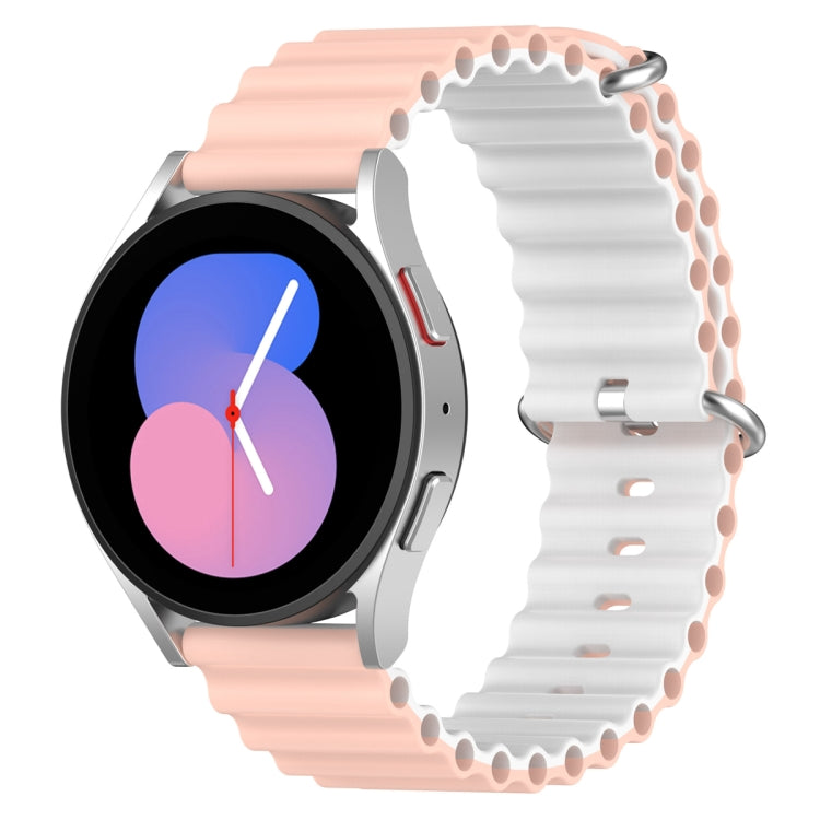 20mm Universal Ocean Style Silicone Two Color Watch Band
