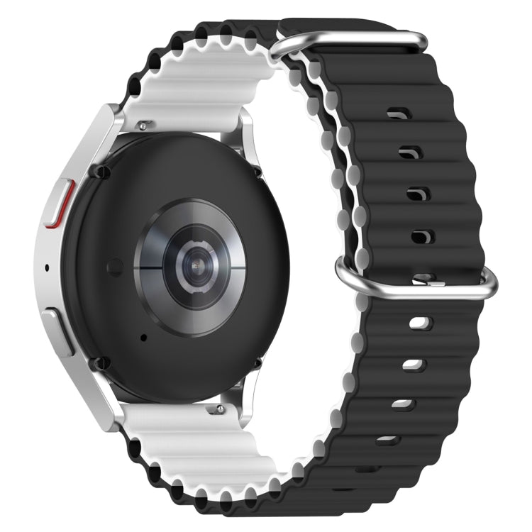 20mm Universal Ocean Style Silicone Two Color Watch Band