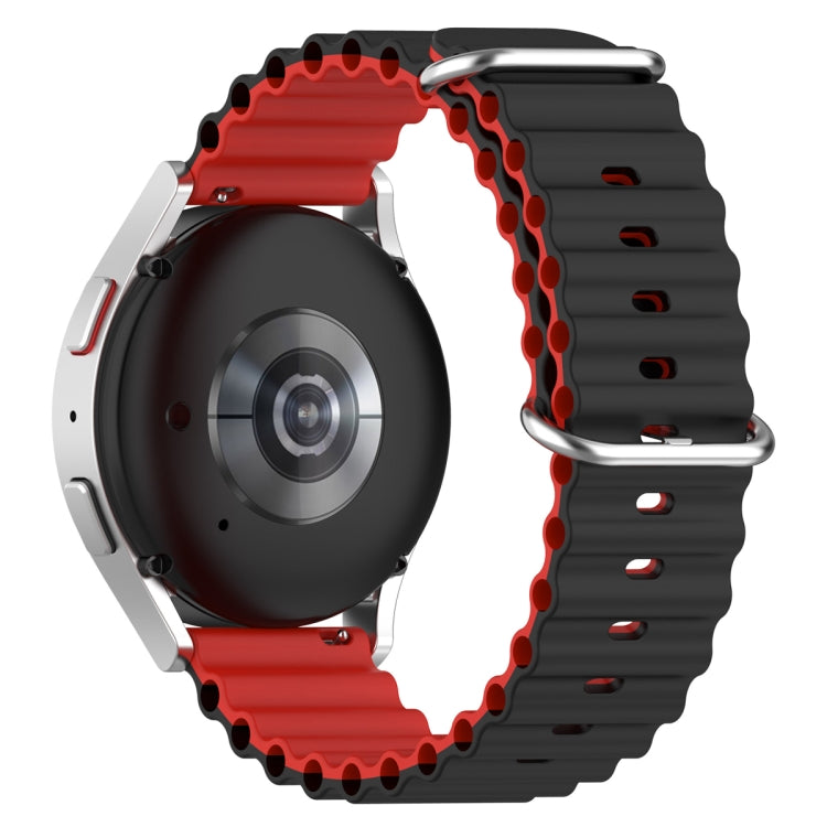 20mm Universal Ocean Style Silicone Two Color Watch Band