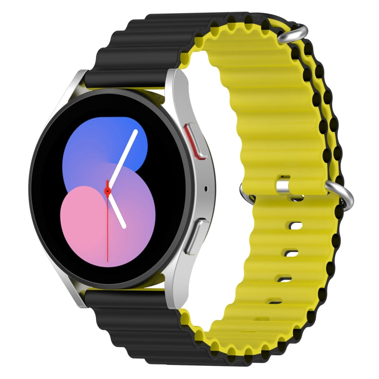 22mm Universal Ocean Style Silicone Two Color Watch Band
