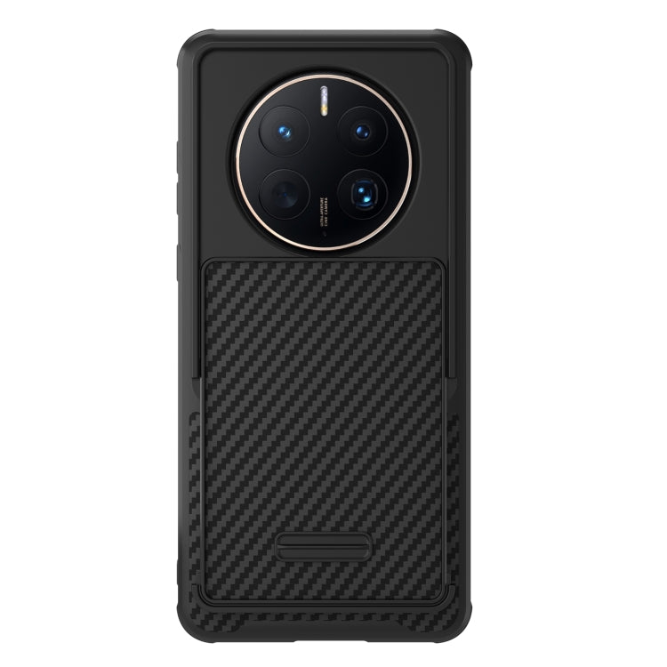 For Huawei Mate 50 Pro NILLKIN Synthetic Fiber Camshield Phone Case(Black)