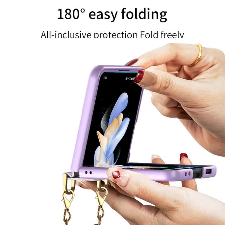 For Huawei P50 Pocket GKK Ultrathin Mini Handbag Protective Phone Case with Wrist Strap