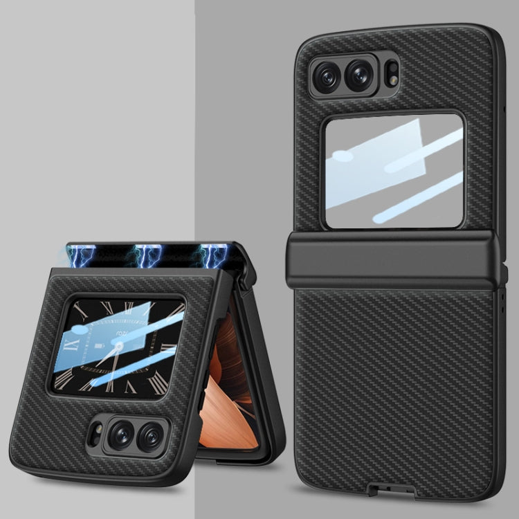 For Motorola Razr 2022 GKK Magnetic Folding Shockproof Leather Phone Case