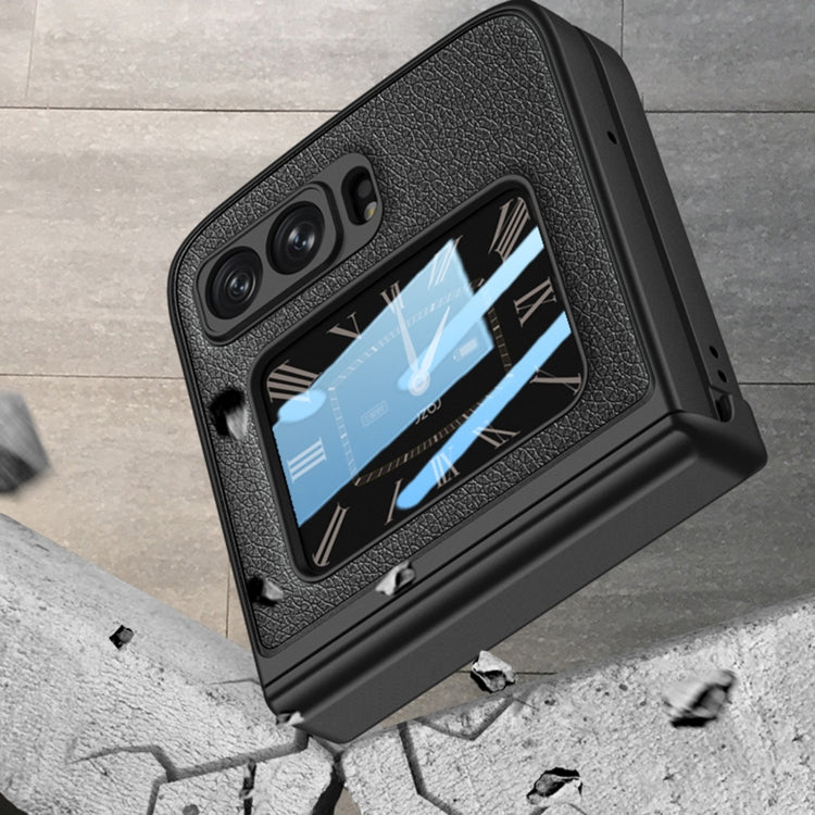 For Motorola Razr 2022 GKK Magnetic Folding Shockproof Leather Phone Case