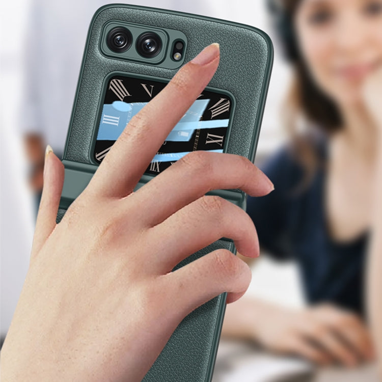 For Motorola Razr 2022 GKK Magnetic Folding Shockproof Leather Phone Case