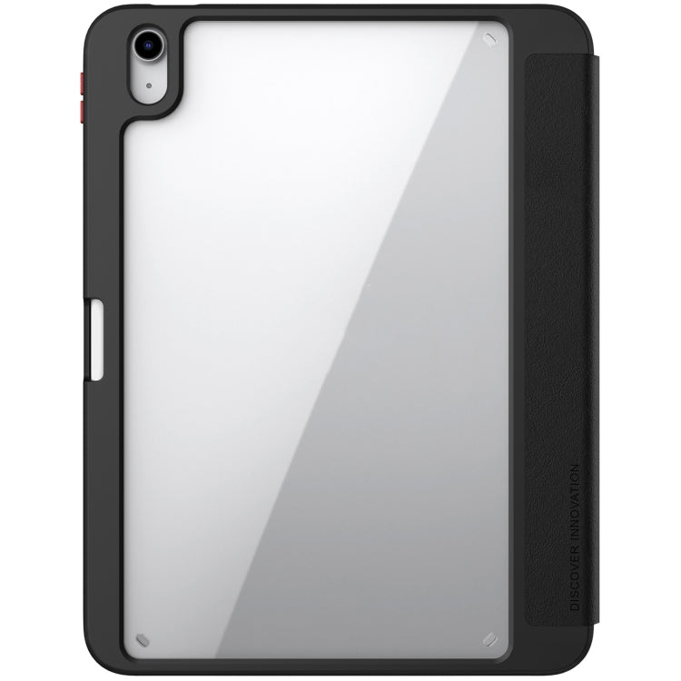 For iPad 10th Gen 10.9 2022 NILLKIN PC + TPU Horizontal Flip Leather Tablet Case with Holder