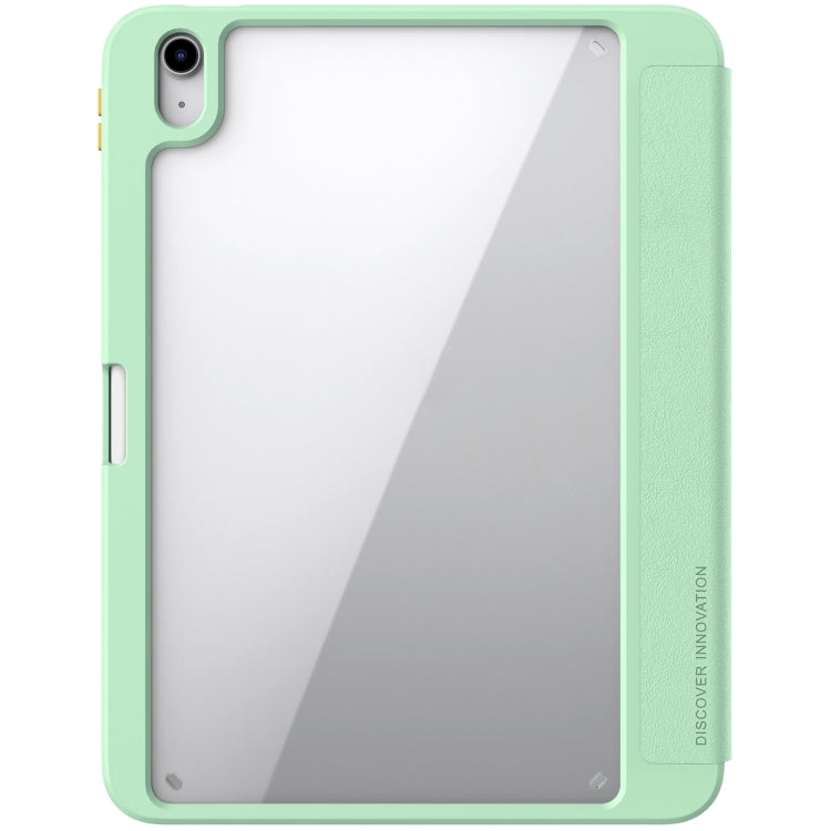 For iPad 10th Gen 10.9 2022 NILLKIN PC + TPU Horizontal Flip Leather Tablet Case with Holder