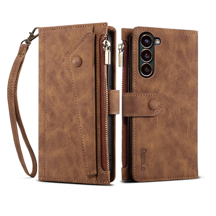 For Samsung Galaxy S23 5G Retro Frosted Leather Phone Case