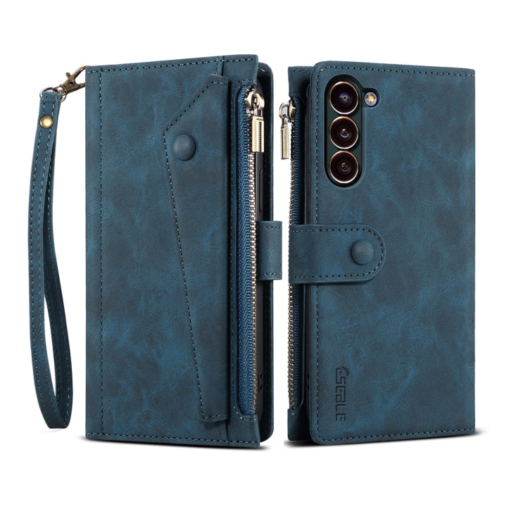For Samsung Galaxy S23+ 5G Retro Frosted Leather Phone Case