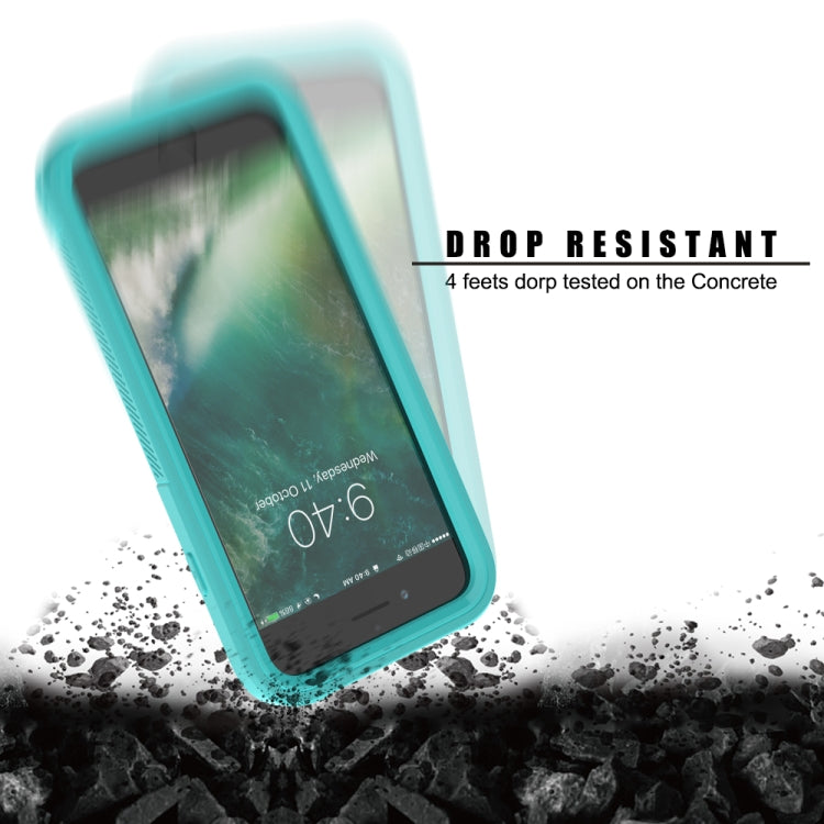 For iPhone SE 2020 & 8 & 7 Transparent Series Frame TPU + PC Dust-proof Scratch-proof Drop-proof Protective Case