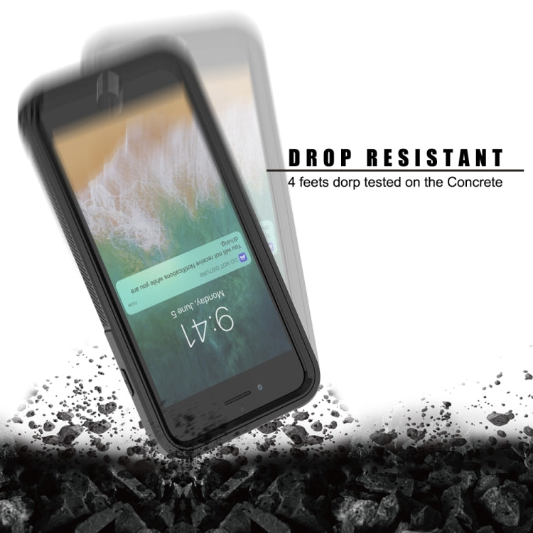 For iPhone 8 Plus & 7 Plus Transparent Series Frame TPU + PC Dust-proof Scratch-proof Drop-proof Protective Case