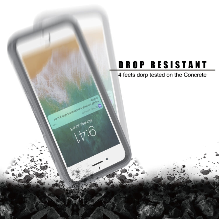 For iPhone 8 Plus & 7 Plus Transparent Series Frame TPU + PC Dust-proof Scratch-proof Drop-proof Protective Case