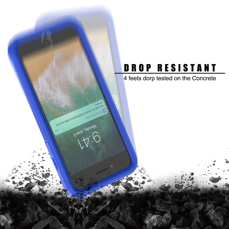 For iPhone 8 Plus & 7 Plus Transparent Series Frame TPU + PC Dust-proof Scratch-proof Drop-proof Protective Case