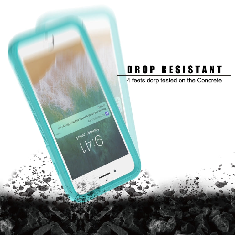 For iPhone 8 Plus & 7 Plus Transparent Series Frame TPU + PC Dust-proof Scratch-proof Drop-proof Protective Case