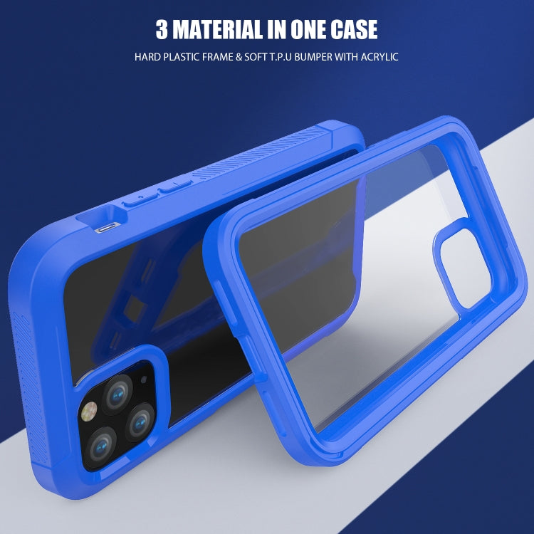 For iPhone 11 Pro Transparent Series Frame TPU + PC Dust-proof Scratch-proof Drop-proof Protective Case