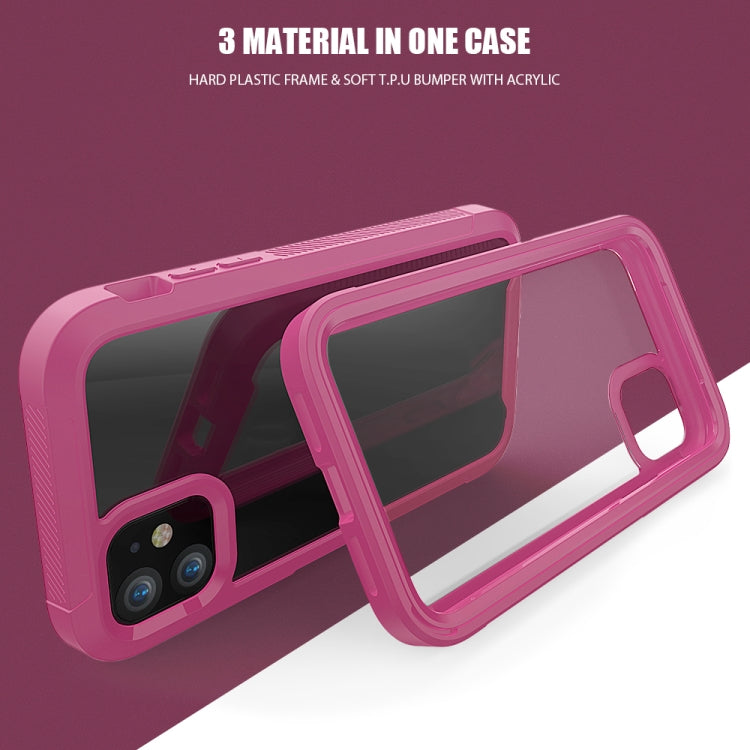 For iPhone 11 Transparent Series Frame TPU + PC Dust-proof Scratch-proof Drop-proof Protective Case