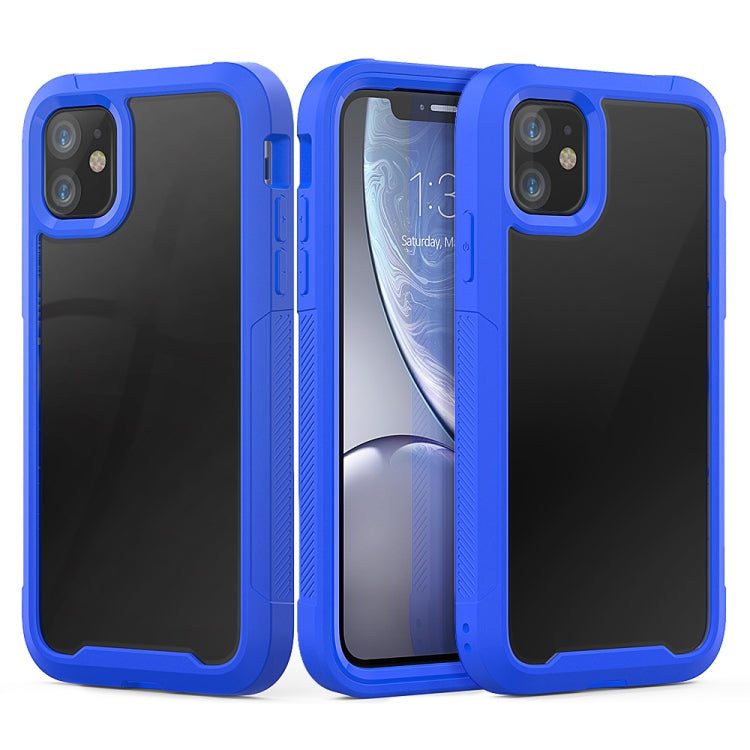 For iPhone 11 Transparent Series Frame TPU + PC Dust-proof Scratch-proof Drop-proof Protective Case