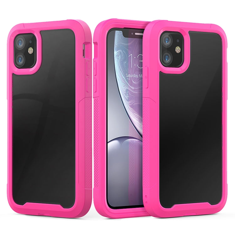 For iPhone 11 Transparent Series Frame TPU + PC Dust-proof Scratch-proof Drop-proof Protective Case