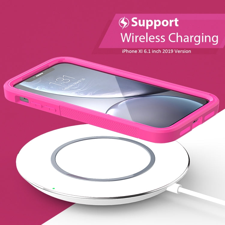 For iPhone 11 Transparent Series Frame TPU + PC Dust-proof Scratch-proof Drop-proof Protective Case