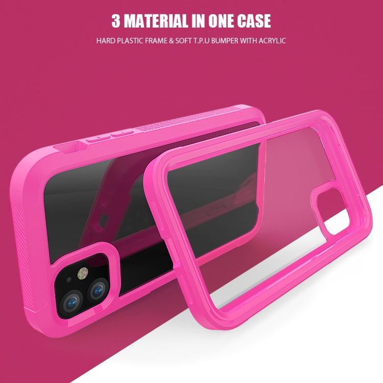 For iPhone 11 Transparent Series Frame TPU + PC Dust-proof Scratch-proof Drop-proof Protective Case
